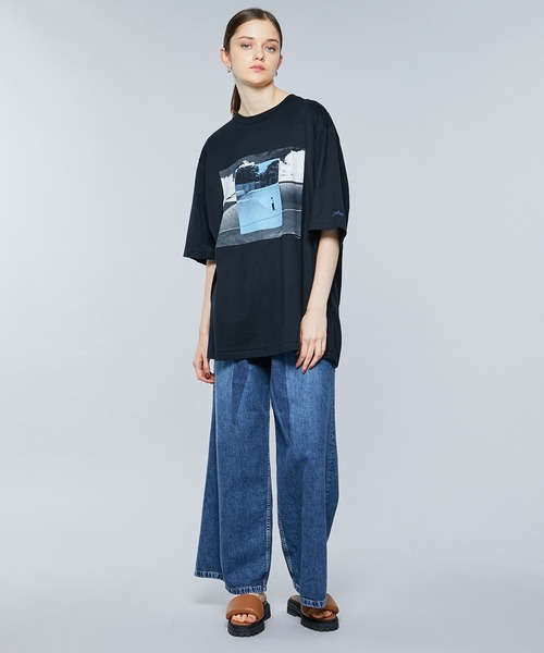 JANESMITH(ジェーンスミス)の「【JANE SMITH(ジェーンスミス)】PIER62ショートスリーブTシャツ 22SCT-#133S-SN(Tシャツ/カットソー・レディース・ホワイト/ブラック・SMALL)」の12枚目の写真