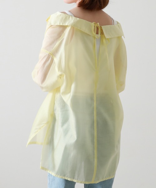 Cheek(チーク)の「テンセルライクシャツ(シャツ/ブラウス・レディース・ピンクベージュ/サックスブルー/イエロー・MEDIUM)」の20枚目の写真