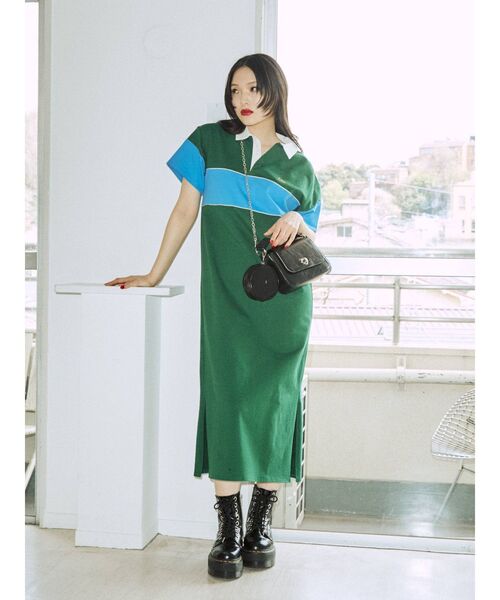 jouetie（ジュエティ）の「ラガーロングワンピース（ワンピース）」 - WEAR