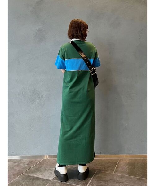 jouetie（ジュエティ）の「ラガーロングワンピース（ワンピース・レディース・ブラック/グリーン/パープル・MEDIUM）」の10枚目の写真