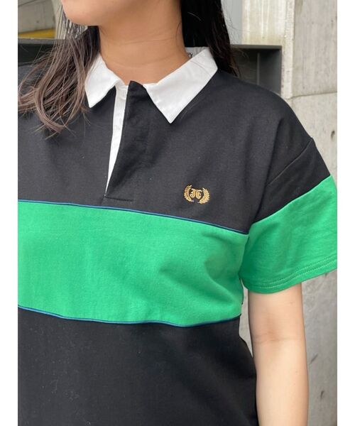 jouetie（ジュエティ）の「ラガーロングワンピース（ワンピース・レディース・ブラック/グリーン/パープル・MEDIUM）」の5枚目の写真