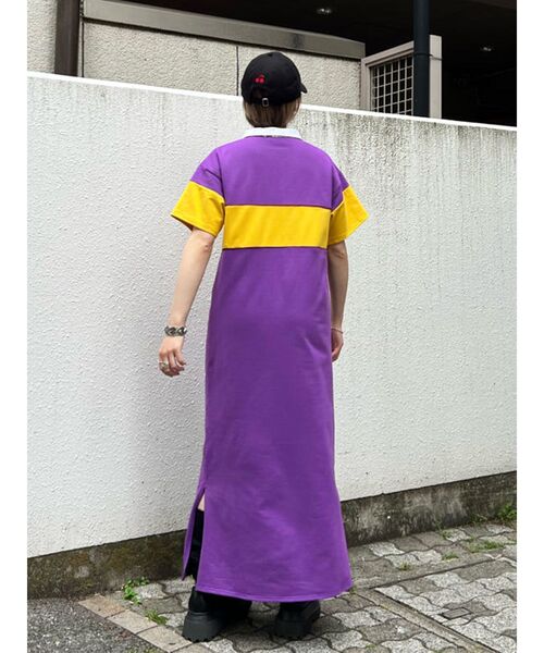 jouetie（ジュエティ）の「ラガーロングワンピース（ワンピース・レディース・ブラック/グリーン/パープル・MEDIUM）」の17枚目の写真