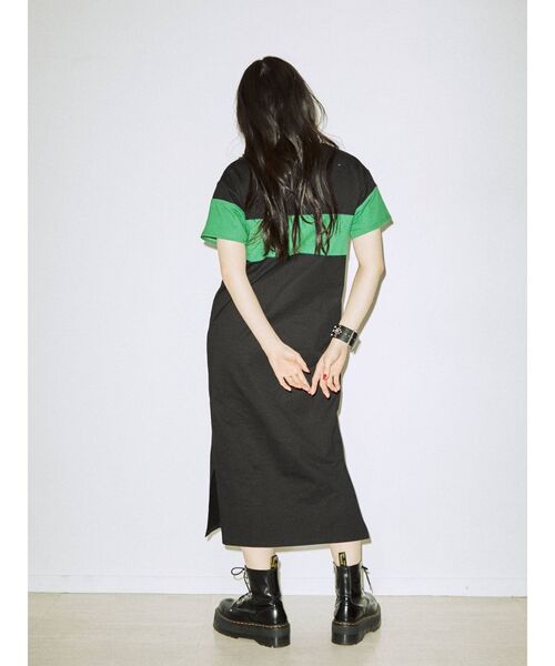 jouetie（ジュエティ）の「ラガーロングワンピース（ワンピース・レディース・ブラック/グリーン/パープル・MEDIUM）」の19枚目の写真