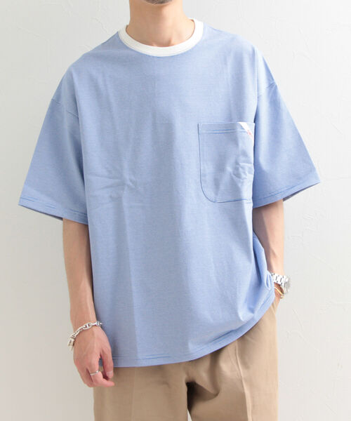 SMITH'S（スミス）の「【SMITH'S AMERICAN／スミス アメリカン】ポケット ショートスリーブTシャツ ポケT（Tシャツ/カットソー・メンズ・ホワイト/ホワイト系その他4/グレー/ブラック系その他3・SMALL/MEDIUM/LARGE）」の3枚目の写真