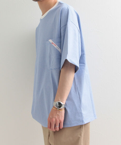 SMITH'S（スミス）の「【SMITH'S AMERICAN／スミス アメリカン】ポケット ショートスリーブTシャツ ポケT（Tシャツ/カットソー・メンズ・ホワイト/ホワイト系その他4/グレー/ブラック系その他3・SMALL/MEDIUM/LARGE）」の5枚目の写真