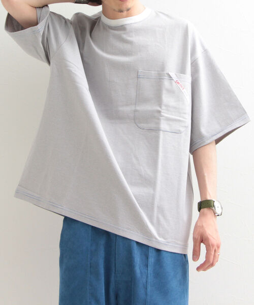 SMITH'S（スミス）の「【SMITH'S AMERICAN／スミス アメリカン】ポケット ショートスリーブTシャツ ポケT（Tシャツ/カットソー・メンズ・ホワイト/ホワイト系その他4/グレー/ブラック系その他3・SMALL/MEDIUM/LARGE）」の11枚目の写真