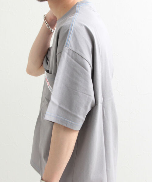 SMITH'S（スミス）の「【SMITH'S AMERICAN／スミス アメリカン】ポケット ショートスリーブTシャツ ポケT（Tシャツ/カットソー・メンズ・ホワイト/ホワイト系その他4/グレー/ブラック系その他3・SMALL/MEDIUM/LARGE）」の20枚目の写真