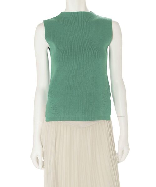 MERCURYDUO（マーキュリーデュオ）の「片畔ボトルネックニット（ニット/セーター・レディース・ライトグレー/ブラック/オフホワイト/オレンジ/グリーン・FREE）」の19枚目の写真