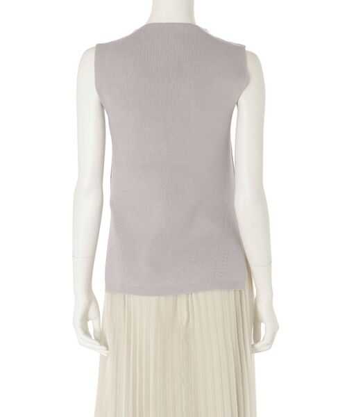 MERCURYDUO（マーキュリーデュオ）の「片畔ボトルネックニット（ニット/セーター・レディース・ライトグレー/ブラック/オフホワイト/オレンジ/グリーン・FREE）」の14枚目の写真