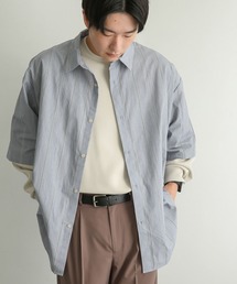SENSE OF PLACE by URBAN RESEARCH | ストライプエクストラルーズシャツ(5分袖)(シャツ/ブラウス)