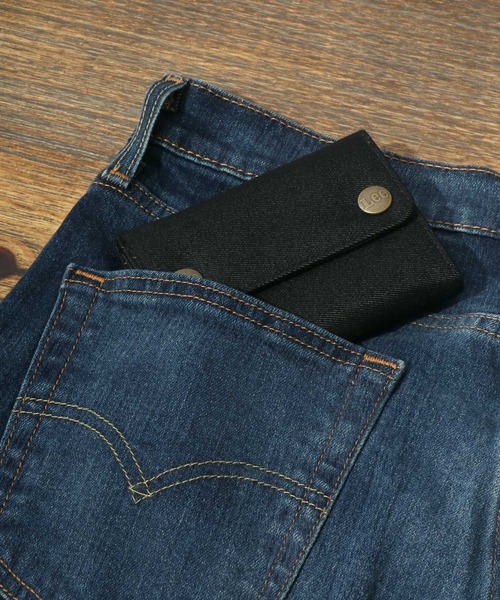 Lee（リー）の「Lee/リー CORDURA nylondenim 三つ折り財布（財布・メンズ・ブラック/ネイビー・FREE）」の6枚目の写真