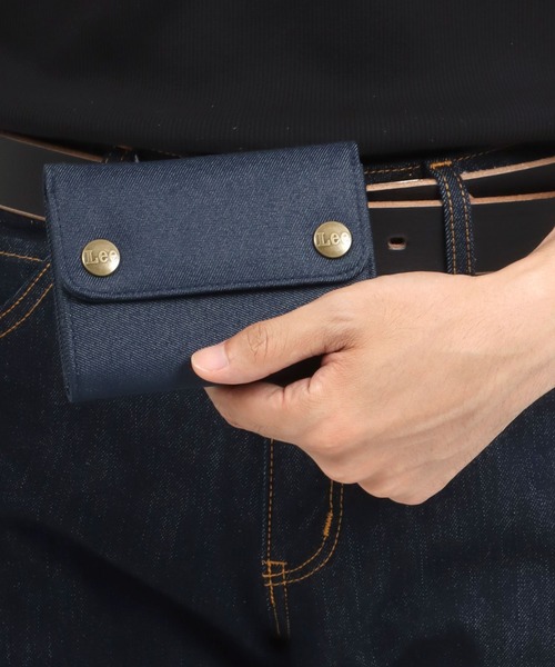 Lee（リー）の「Lee/リー CORDURA nylondenim 三つ折り財布（財布・メンズ・ブラック/ネイビー・FREE）」の15枚目の写真