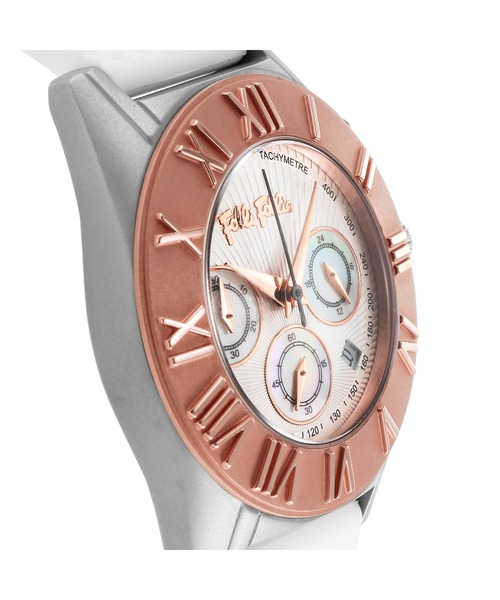 Folli Follie（フォリフォリ）の「Folli Follie/フォリフォリ 腕時計 FF-WF8T006ZEZ-WH レディース（アナログ腕時計・レディース・ホワイト・FREE）」の2枚目の写真