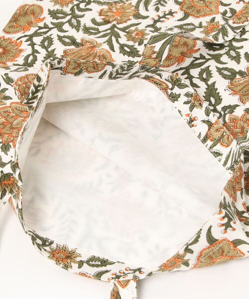 cepo（セポ）の「バロックプリント インド綿トートバッグ　WEB限定（トートバッグ・レディース・ホワイト系その他/ブラック系その他/レッド・FREE）」の7枚目の写真