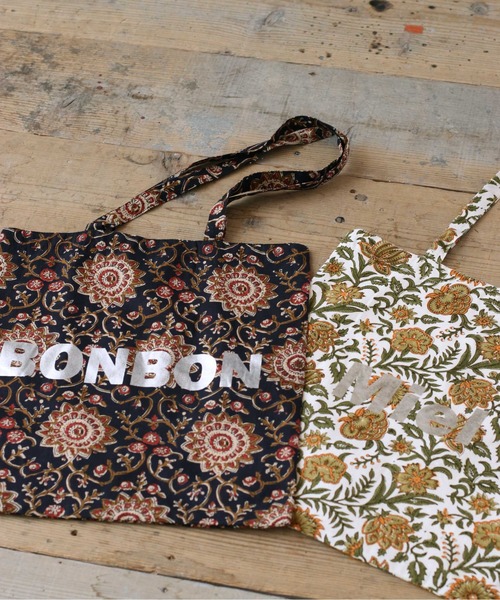 cepo（セポ）の「バロックプリント インド綿トートバッグ　WEB限定（トートバッグ・レディース・ホワイト系その他/ブラック系その他/レッド・FREE）」の14枚目の写真