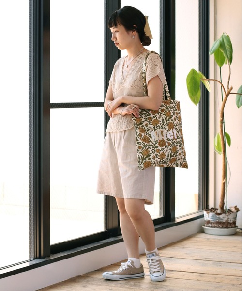 cepo（セポ）の「バロックプリント インド綿トートバッグ　WEB限定（トートバッグ・レディース・ホワイト系その他/ブラック系その他/レッド・FREE）」の12枚目の写真