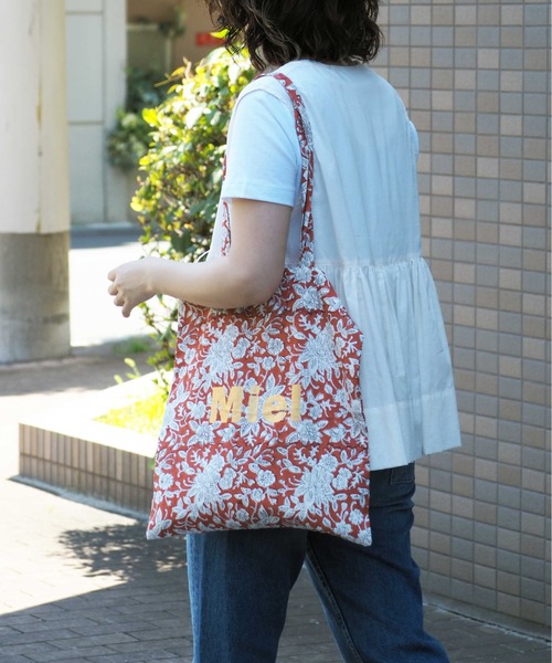 cepo（セポ）の「バロックプリント インド綿トートバッグ　WEB限定（トートバッグ・レディース・ホワイト系その他/ブラック系その他/レッド・FREE）」の19枚目の写真