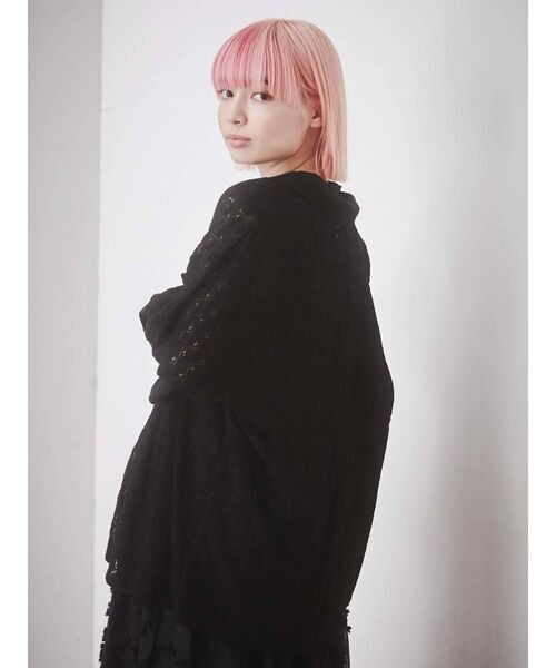 merry jenny（メリージェニー）の「remakeキリカエシャツ（シャツ/ブラウス・レディース・オフホワイト/ブラック・FREE）」の16枚目の写真