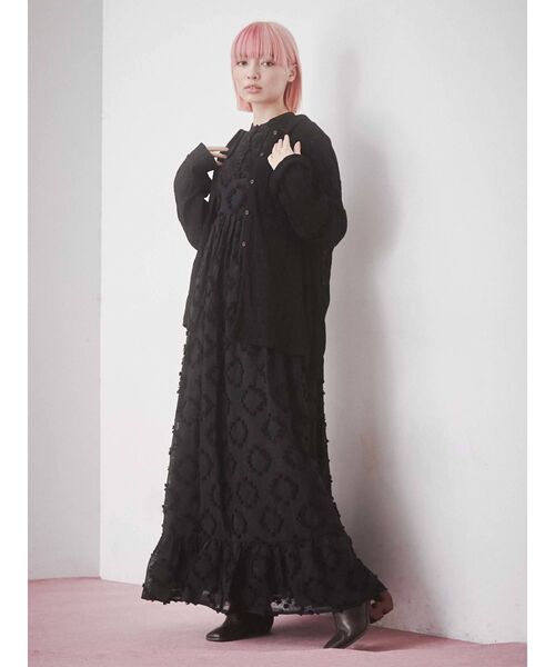 merry jenny（メリージェニー）の「remakeキリカエシャツ（シャツ/ブラウス・レディース・オフホワイト/ブラック・FREE）」の18枚目の写真