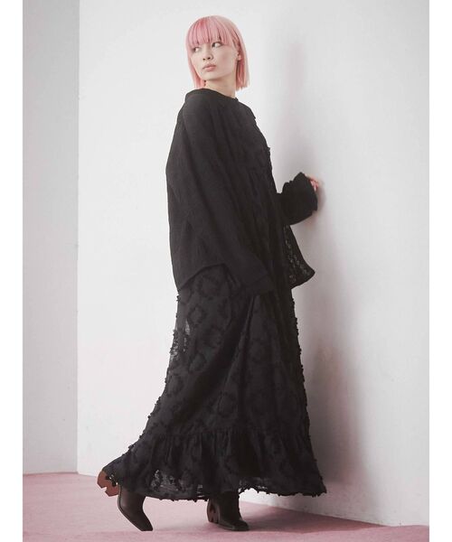 merry jenny（メリージェニー）の「remakeキリカエシャツ（シャツ/ブラウス・レディース・オフホワイト/ブラック・FREE）」の20枚目の写真