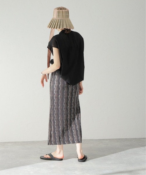 JOURNAL STANDARD（ジャーナルスタンダード）の「ウェーブパターンプリーツスカート（スカート・レディース・ブラウン/イエロー・36/38）」の5枚目の写真