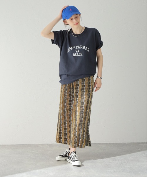 JOURNAL STANDARD（ジャーナルスタンダード）の「ウェーブパターンプリーツスカート（スカート・レディース・ブラウン/イエロー・36/38）」の6枚目の写真