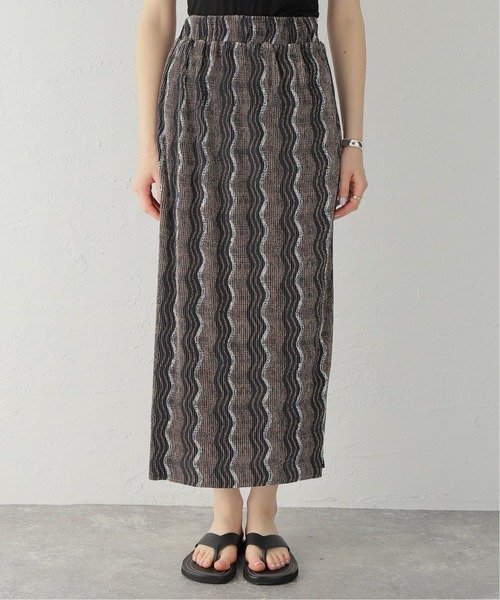 JOURNAL STANDARD（ジャーナルスタンダード）の「ウェーブパターンプリーツスカート（スカート・レディース・ブラウン/イエロー・36/38）」の9枚目の写真