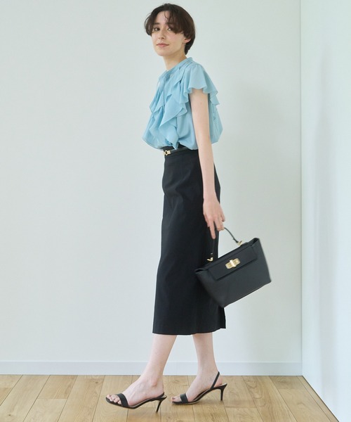 ANAYI（アナイ）の「【雑誌掲載】フラップショルダー　バッグ（ショルダーバッグ・レディース・ベージュ/ブラック・FREE）」の20枚目の写真