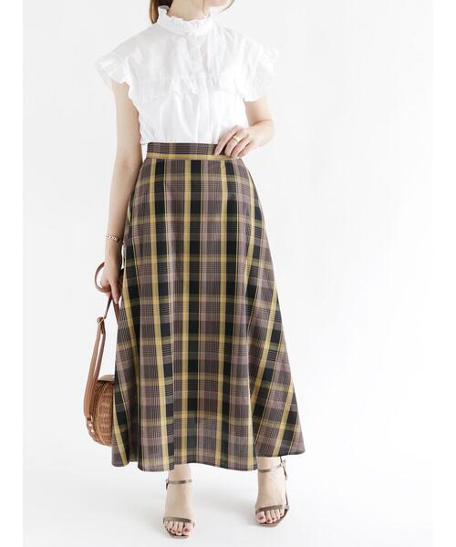 Te chichi（テチチ）の「ローンスタンドフリルブラウス（シャツ/ブラウス・レディース・オフホワイト/ブラウン/ブラック/ブルー・ﾌﾘ-）」の15枚目の写真