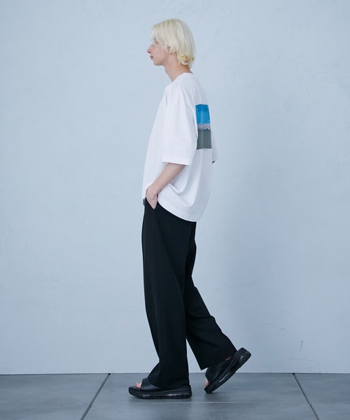 PUBLIC TOKYO(パブリックトウキョウ)の「ビューティフルバックプリントフォトTEE -ARG-(Tシャツ/カットソー・メンズ・ホワイト/ブラック・1/2)」の18枚目の写真
