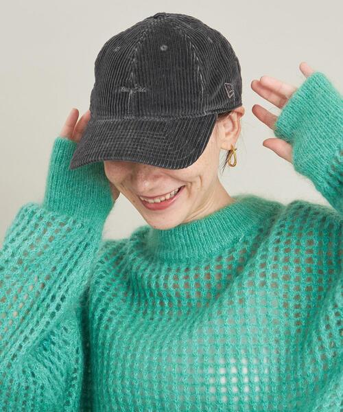 NEW ERA（ニューエラ）の「【別注】＜NEW ERA＞930 コーデュロイ ロゴキャップ/22FW（キャップ・レディース・ナチュラル/ダークグレー/ブラウン・FREE）」の11枚目の写真