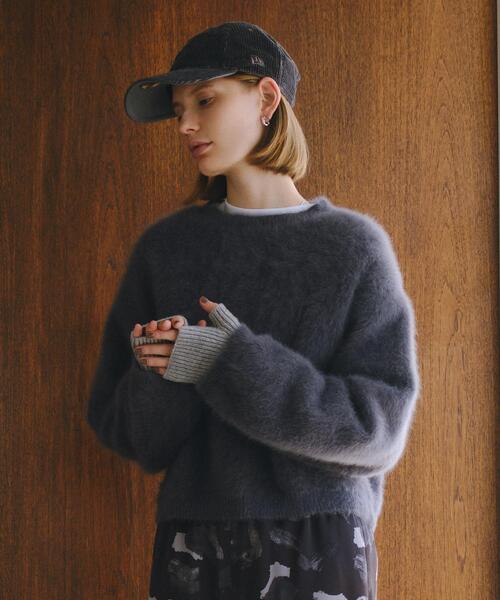 NEW ERA（ニューエラ）の「【別注】＜NEW ERA＞930 コーデュロイ ロゴキャップ/22FW（キャップ・レディース・ナチュラル/ダークグレー/ブラウン・FREE）」の21枚目の写真