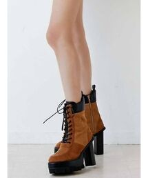 GYDA | ヒールコンバットブーツ(ブーツ)