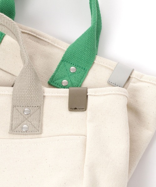 studio CLIP（スタディオクリップ）の「撥水キャンバスショルダーバッグ（トートバッグ・レディース・グリーン/ブラック/グレー・FREE）」の16枚目の写真