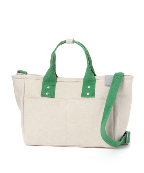 studio CLIP（スタディオクリップ）の「撥水キャンバスショルダーバッグ（トートバッグ・レディース・グリーン/ブラック/グレー・FREE）」の7枚目の写真