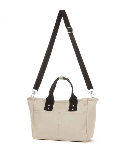 studio CLIP（スタディオクリップ）の「撥水キャンバスショルダーバッグ（トートバッグ・レディース・グリーン/ブラック/グレー・FREE）」の19枚目の写真