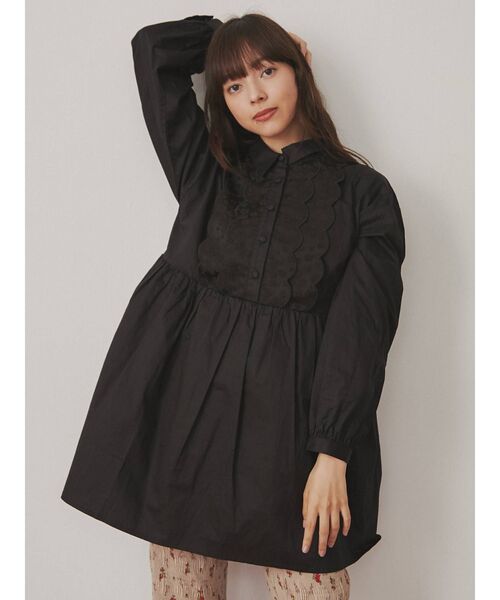 merry jenny(メリージェニー)の「スカラップジャガードミニ merry jenny(メリージェニー)の「スカラップジャガードミニ