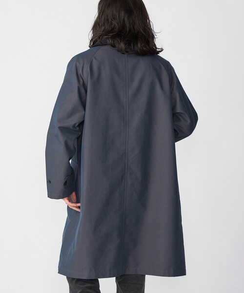 SHIPS(シップス)の「*SHIPS: リラックスフィット ラグランスリーブ ハンティング ステンカラー コート(ステンカラーコート・メンズ・オリーブ/ネイビー・SMALL/MEDIUM/LARGE/X-LARGE)」の13枚目の写真