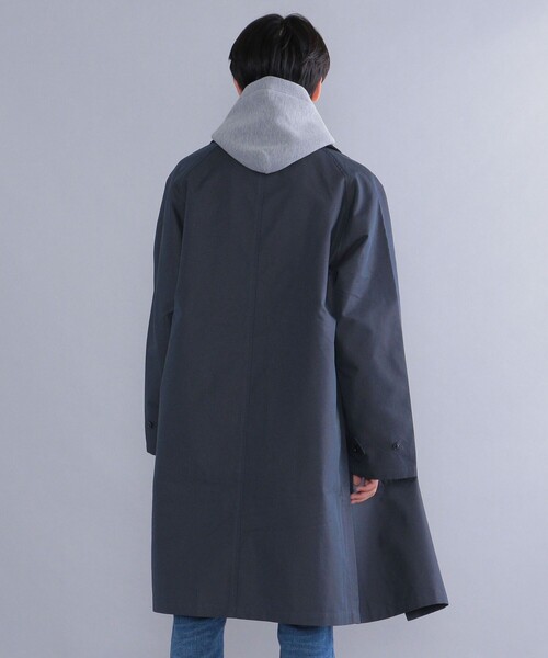 SHIPS(シップス)の「*SHIPS: リラックスフィット ラグランスリーブ ハンティング ステンカラー コート(ステンカラーコート・メンズ・オリーブ/ネイビー・SMALL/MEDIUM/LARGE/X-LARGE)」の21枚目の写真