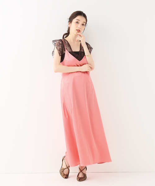 Noble（ノーブル）の「【ELIN】ストレッチサテンキャミドレス（ドレス・レディース・ピンク・X-SMALL）」の13枚目の写真
