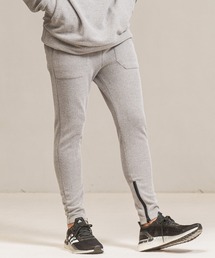 mp10311- BRUSHED KNIT SEW HEM ZIP PANTS パンツ