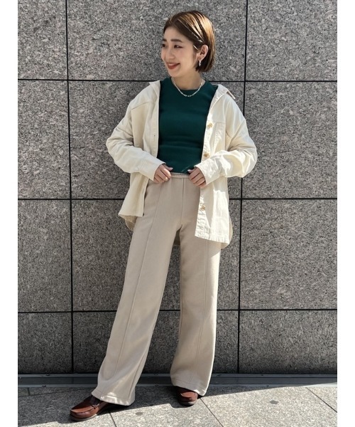 GAP（ギャップ）の「ウォッシュウェル オーバーサイズ カーキシャツジャケット（その他アウター・レディース・ナチュラル・XS/S/M/XXS/L）」の7枚目の写真