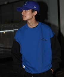 schott（ショット）の「【WEB LIMITED】Schott/ショット/2TONE CREW SWEAT/2トーン クルーネック スウェット（スウェット・メンズ）」