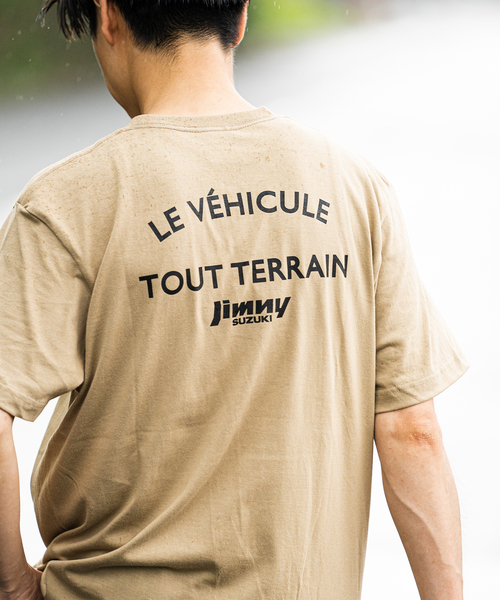 417 EDIFICE(フォーワンセブンエディフィス)の「【417×JIMNY/ジムニー】 LE VEHICULE 別注Tシャツ(Tシャツ/カットソー・メンズ・ホワイト/ベージュ/イエロー・MEDIUM/LARGE/X-LARGE)」の2枚目の写真