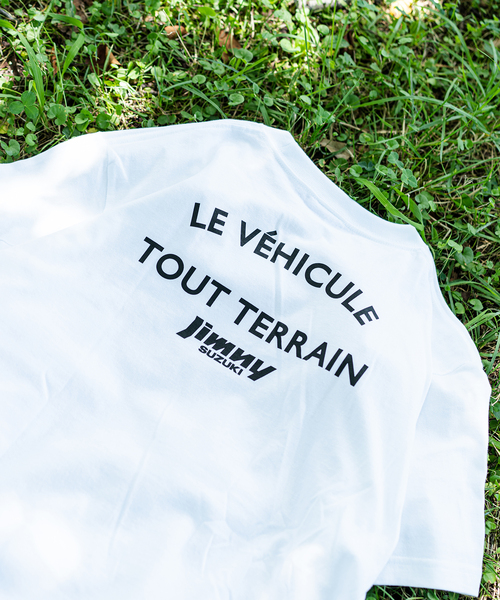 417 EDIFICE(フォーワンセブンエディフィス)の「【417×JIMNY/ジムニー】 LE VEHICULE 別注Tシャツ(Tシャツ/カットソー・メンズ・ホワイト/ベージュ/イエロー・MEDIUM/LARGE/X-LARGE)」の9枚目の写真
