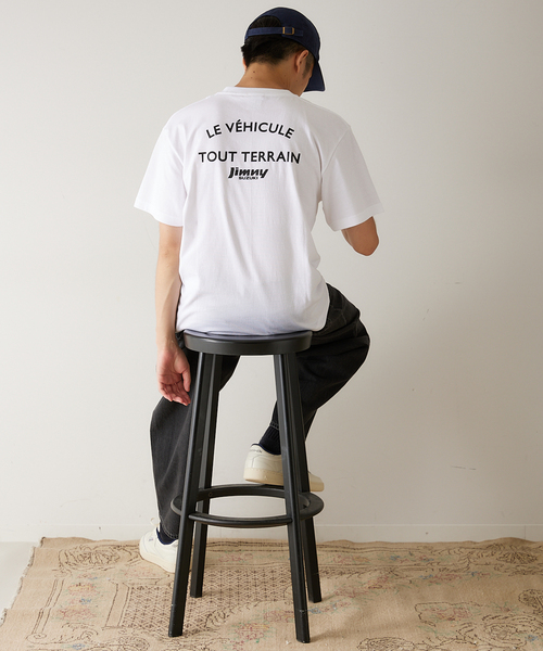 417 EDIFICE(フォーワンセブンエディフィス)の「【417×JIMNY/ジムニー】 LE VEHICULE 別注Tシャツ(Tシャツ/カットソー・メンズ・ホワイト/ベージュ/イエロー・MEDIUM/LARGE/X-LARGE)」の11枚目の写真