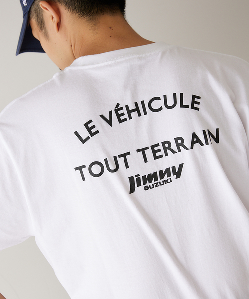 417 EDIFICE(フォーワンセブンエディフィス)の「【417×JIMNY/ジムニー】 LE VEHICULE 別注Tシャツ(Tシャツ/カットソー・メンズ・ホワイト/ベージュ/イエロー・MEDIUM/LARGE/X-LARGE)」の12枚目の写真