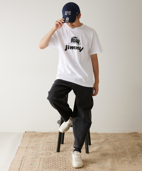 417 EDIFICE(フォーワンセブンエディフィス)の「【417×JIMNY/ジムニー】 LE VEHICULE 別注Tシャツ(Tシャツ/カットソー・メンズ・ホワイト/ベージュ/イエロー・MEDIUM/LARGE/X-LARGE)」の13枚目の写真