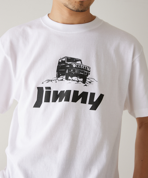 417 EDIFICE(フォーワンセブンエディフィス)の「【417×JIMNY/ジムニー】 LE VEHICULE 別注Tシャツ(Tシャツ/カットソー・メンズ・ホワイト/ベージュ/イエロー・MEDIUM/LARGE/X-LARGE)」の16枚目の写真