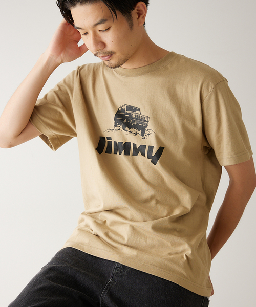 417 EDIFICE(フォーワンセブンエディフィス)の「【417×JIMNY/ジムニー】 LE VEHICULE 別注Tシャツ(Tシャツ/カットソー・メンズ・ホワイト/ベージュ/イエロー・MEDIUM/LARGE/X-LARGE)」の20枚目の写真